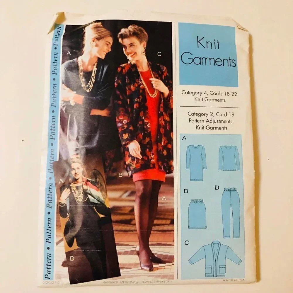 MCMXCIII SEWING STEP BY STEP Knit Garments Pattern - Picture 1 of 3